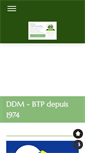 Mobile Screenshot of ddm-clotures-btp.com